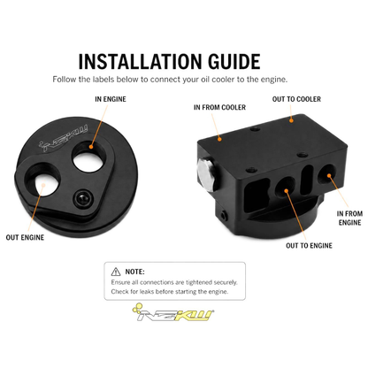Universal Oil Cooler / Oil Filter Relocation Kit