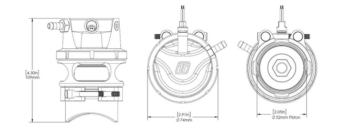 GenV RacePort EM PlumBack - Female Flange