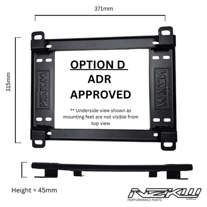 Universal Bucket Seat Base Mount