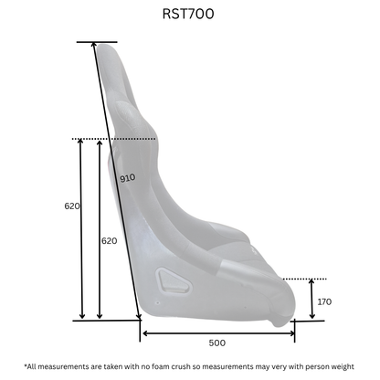 FIA Fixed Bucket Seat RST700