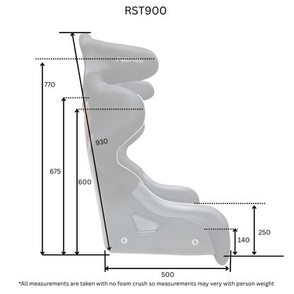 FIA Fixed Bucket Seat RST900