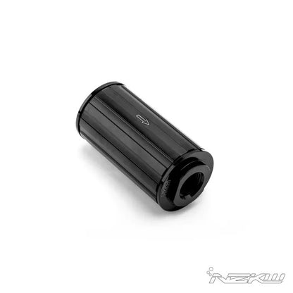 CNC Machined Inline Fuel Filter with 100 Micro S.S element