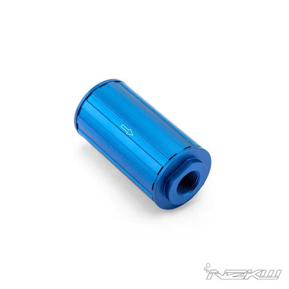 CNC Machined Inline Fuel Filter with 100 Micro S.S element