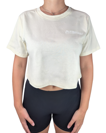 Women's Crop Tee (Ecru)