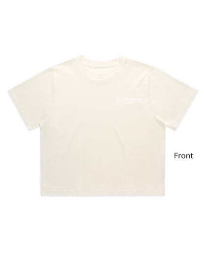 Women's Crop Tee (Ecru)