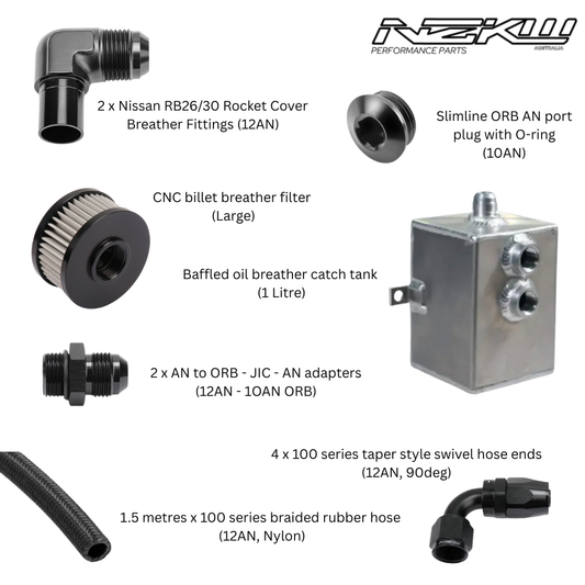Nissan RB26 / 30 Breather Kit
