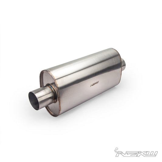Oval S.S Exhaust Resonator Full SUS304-exhaust-NZKW Australia