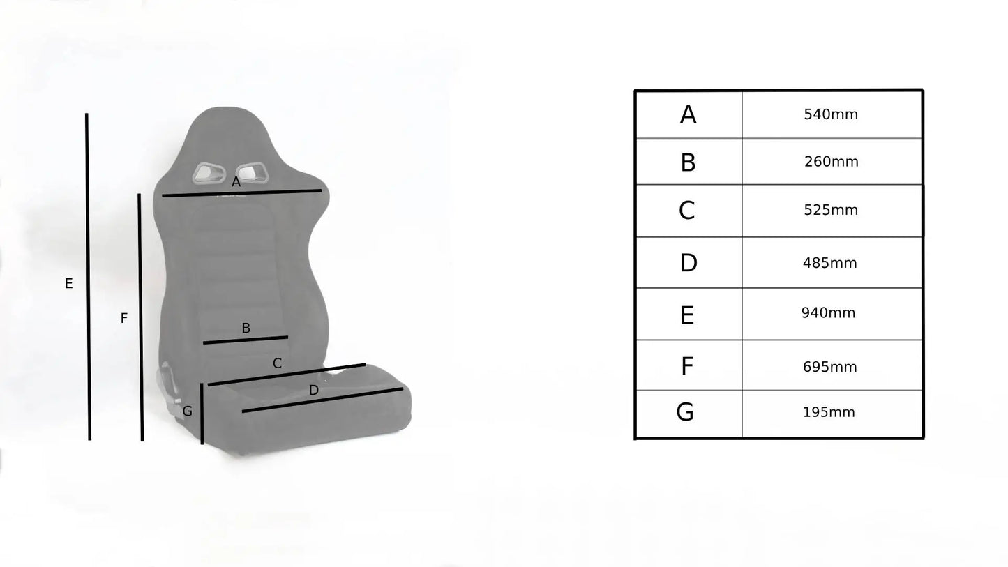 RS800 Recliner Bucket Seats-Recliner Bucket Seat-NZKW Australia