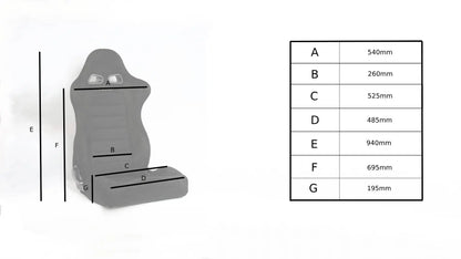 RS800 Recliner Bucket Seats-Recliner Bucket Seat-NZKW Australia