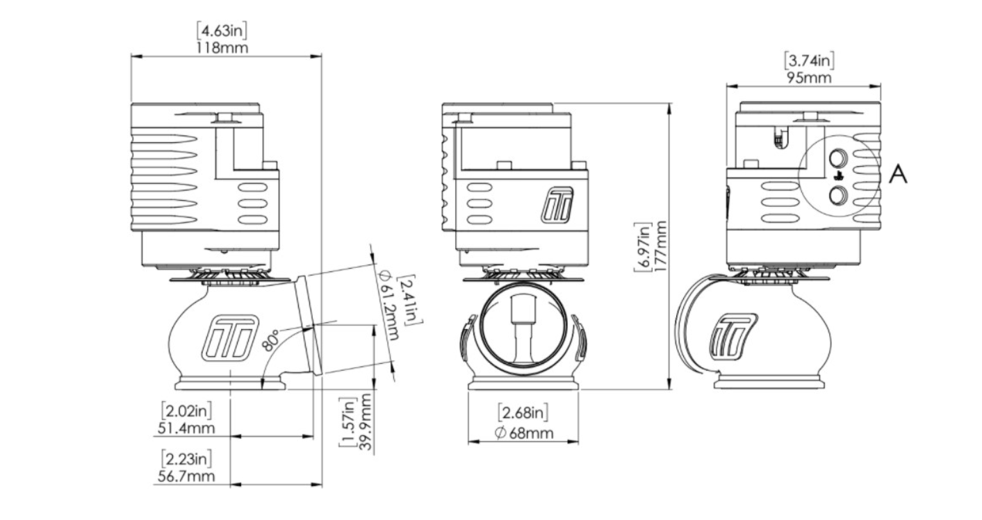 GenV Electronic ProGate50 Electronic External Wastegate