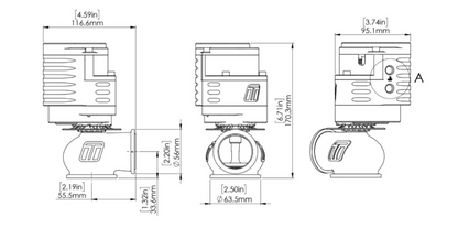 GenV Electronic HyperGate45 External Wastegate