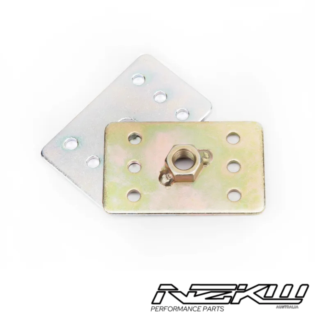 Seat Belt / Harness Anchor 7/16" Double Backing Plates