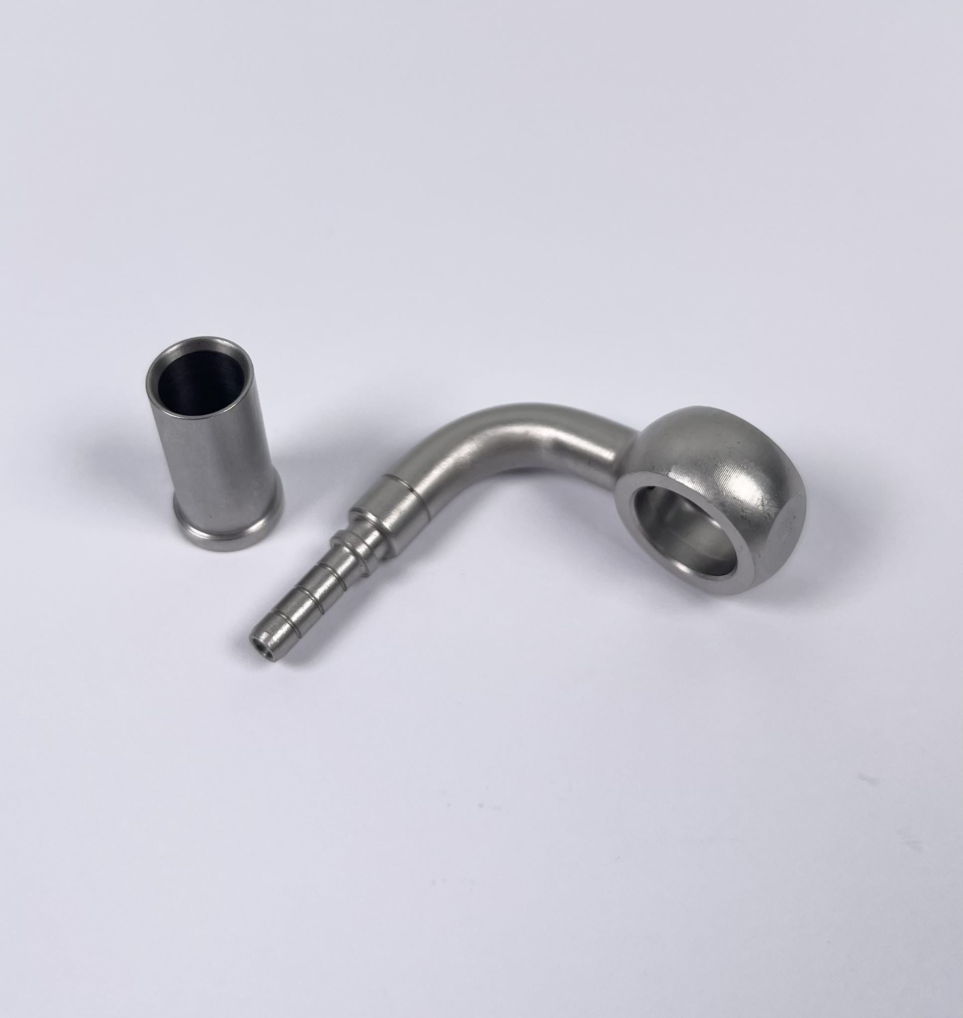 Stainless Steel Banjo Crimp On 3AN - M10-Banjo Crimp On-NZKW Australia