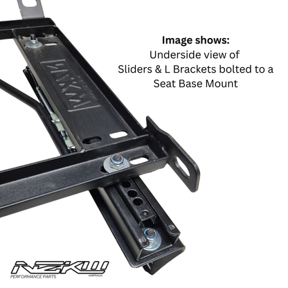 Fixed Back Bucket Seats L Mounts / L Brackets