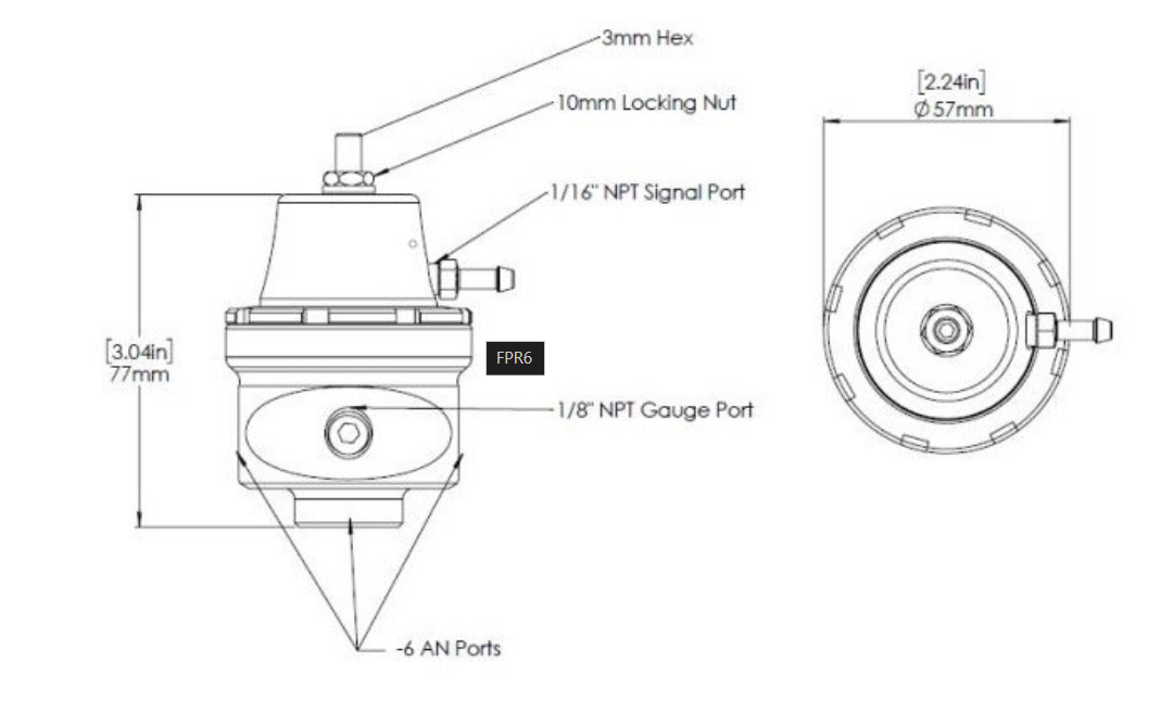 Fuel Pressure Regulators – FPR 6