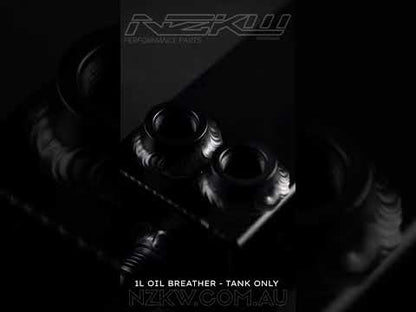 Baffled Oil Breather Catch Tank - 1 Litre